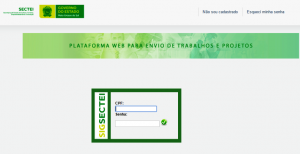 Nova plataforma de inscrições para projetos da Sectei