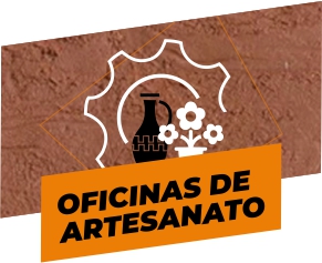 oficinas de artesanato.