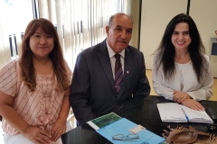 Dr Albino Romero - Presidente da colônia Paraguaia e sua esposa Carmen